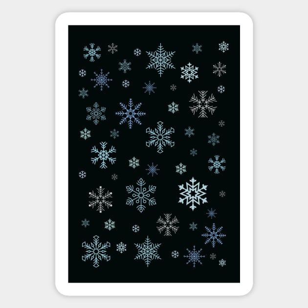 Snowflakes Sticker by Kyarwon